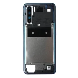 Body, side frame for Oppo Reno 3 - blue (Auroral Blue)