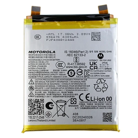 Original QV45 Motorola Edge 50 Ultra battery - 4500 mAh