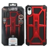 Etui do Apple iPhone XR UAG Monarch Carbon - czarno-czerwone (Crimson)