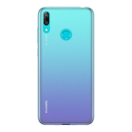 Huawei Y7 2019 etui silikonowe Flexible Clear Case 51992909 - transparentne