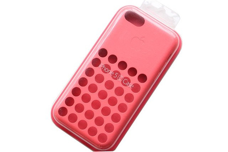 Oryginalne etui Apple iPhone 5c - różowe