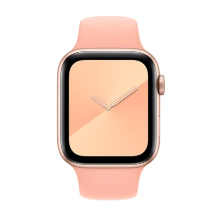 Silikonowy pasek Apple Watch 42/ 44/ 45/ 49 Ultra/ Ultra 2 Sport Band - grejpfrutowy (Grapefruit)