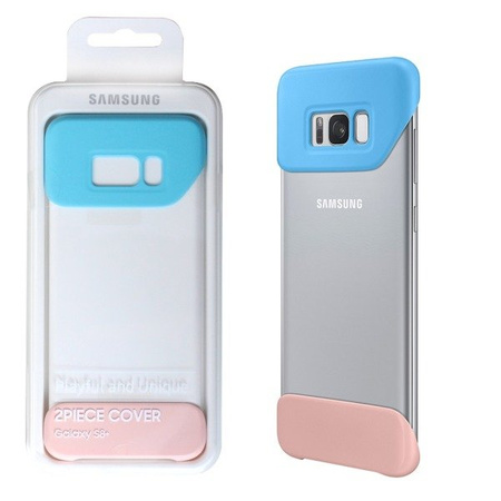 Samsung Galaxy S8 Plus 2Piece Cover phone case - blue and peach