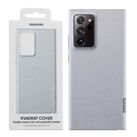 Etui na telefon Samsung Galaxy Note 20 Ultra Kvadrat Cover - szare