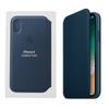 Apple iPhone X Leather Folio Case - Blue (Cosmos Blue)