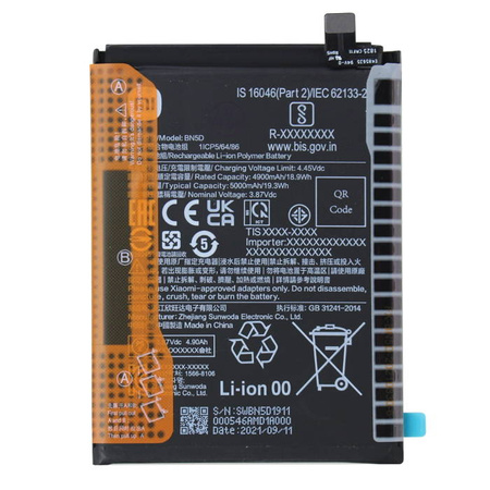 Xiaomi Redmi Note 11s original battery BN5D - 5000 mAh