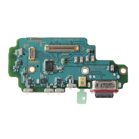 USB-C charging connector board + microphone + SIM card reader for Samsung Galaxy S23 Ultra