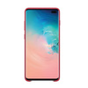 Samsung Galaxy S10 Plus Leather Cover phone case - red