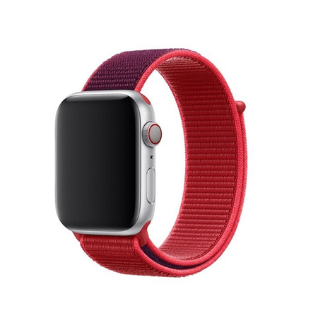 Apple Watch 42/ 44/ 45/ 49 mm Sport Loop Strap - red