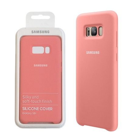 Silicone case for Samsung Galaxy S8 Plus phone - pink