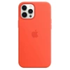 Apple iPhone 12 Pro Max Silicone Case MagSafe - Orange (Electric Orange)