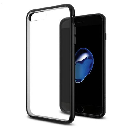 Apple iPhone 7 Plus/ 8 Plus case Spigen Ultra Hybrid 043CS20550 - transparent with black frame