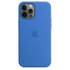 Apple iPhone 12 Pro Max Silicone Case MagSafe - Blue (Capri Blue)