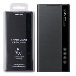 Samsung Galaxy Note 20 Smart Clear View Cover phone case - black