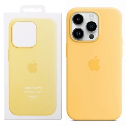 Apple iPhone 14 Pro Silicone Case MagSafe - Yellow (Sunglow)