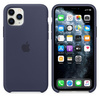 Etui silikonowe Apple iPhone 11 Pro - granatowe (Midnight Blue)