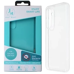 Samsung Galaxy S24 Plus Just Must Anti-bacteria TPU phone case - transparent