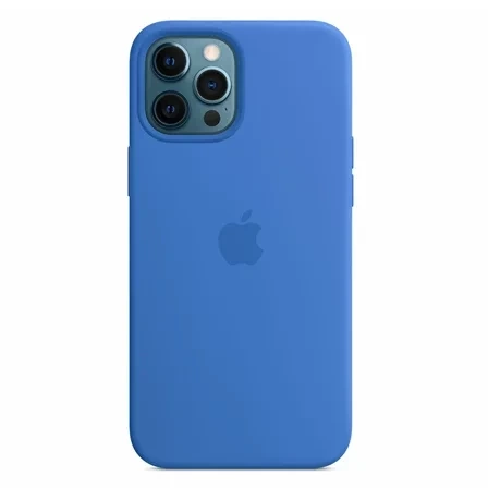 Apple iPhone 12 Pro Max Silicone Case MagSafe - Blue (Capri Blue)