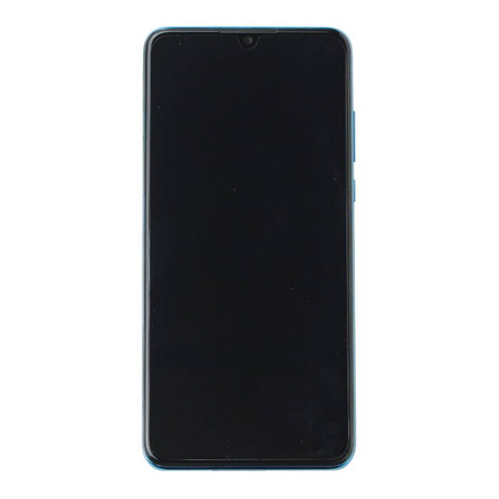 Huawei P30 Lite New Edition LCD display with bezel and battery - blue