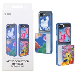 Samsung Galaxy Z Flip5 Artist Collection Suit Case - multicolored phone case