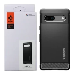 Spigen Rugged Armor case for Google Pixel 7a - black