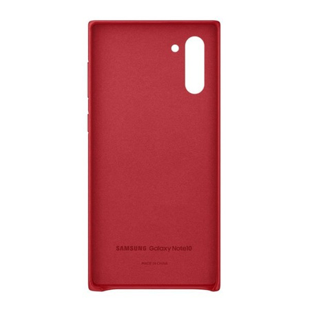 Samsung Galaxy Note 10 leather case Leather Cover EF-VN970LREGWW - red