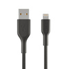 Belkin Playa Lightning braided cable for Apple iPhone 1 m - black