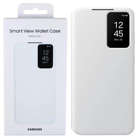 Samsung Galaxy S24 Plus Smart View Wallet Case - white