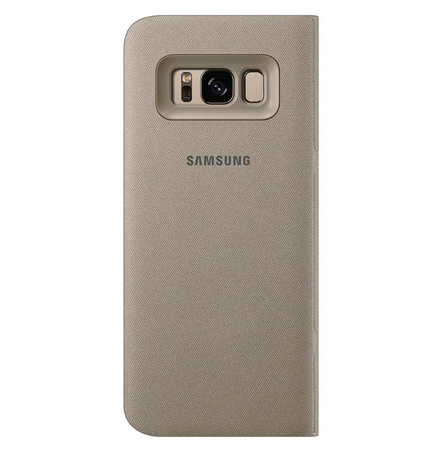 Samsung Galaxy S8 LED View Cover case EF-NG950PFEGWW - gold