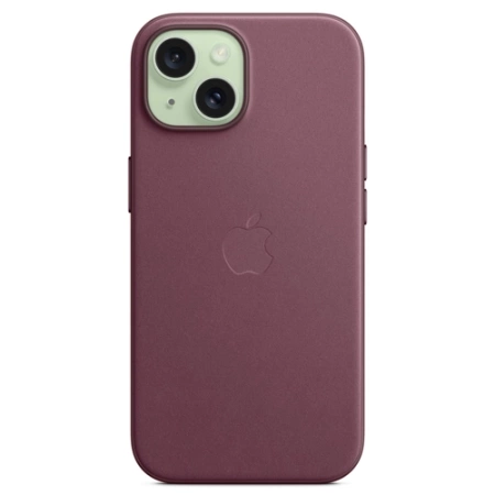 Etui Apple iPhone 15 FineWoven Case MagSafe - bordowe (Mulberry)