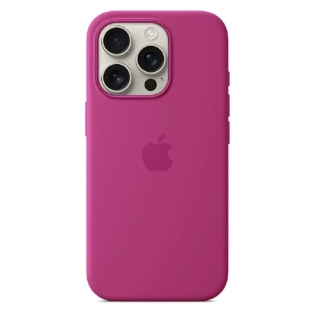 Apple iPhone 16 Pro Silicone Case MagSafe - Fuchsia 