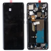 Original LCD display with bezel for Motorola Edge 50 Pro - black (Black Beauty)