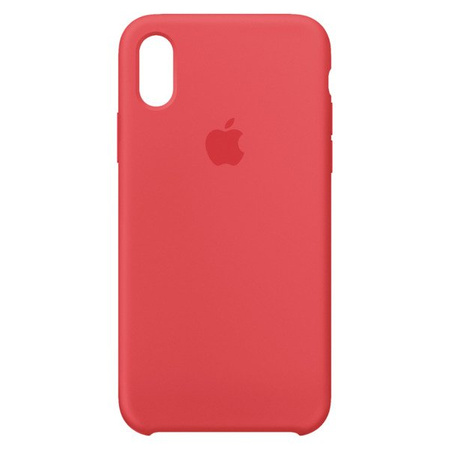 Apple iPhone X silicone case MRG12ZM/A - raspberry pink (Raspberry)