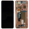 Original LCD display with bezel for Motorola Edge 50 Ultra - orange (Peach Fuzz)