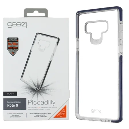 Samsung Galaxy Note 9 GEAR4 Piccadilly phone case - transparent with black frame