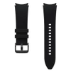 Strap for Samsung Galaxy Watch 4/ 4 Classic/ 5/ 5 Pro/ 6/ 6 Hybrid Eco-Leather Band 20 mm S/M - black