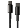 Baseus Tungsten Gold 100W 5A USB-C to USB-C cable - black 1m