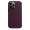 Apple Leather Case MagSafe for iPhone 13 Pro Max - Purple (Dark Cherry)