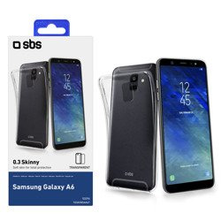 Silicone case for Samsung Galaxy A6 2018 SBS Skinny phone - transparent