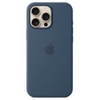 Apple iPhone 16 Pro Max Silicone Case MagSafe - Blue (Denim)