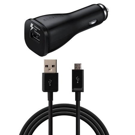 Samsung ładowarka samochodowa z kablem USB Quick Charge EP-LN915UBEGWW 2A - czarna