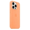 Apple iPhone 15 Pro Silicone Case MagSafe - Orange (Orange Sorbet)