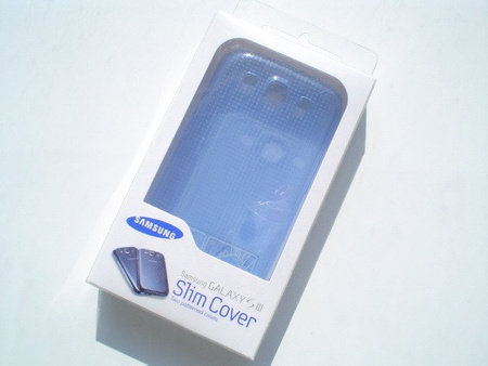 Silicone case for Samsung Galaxy S3 phone - 2 pieces blue