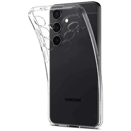 Etui na telefon Samsung Galaxy S24 Spigen Liquid Crystal silikonowe - transparentne