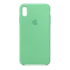 Silikonowe etui Apple iPhone XS Max Silicone Case - miętowe (Spearmint)