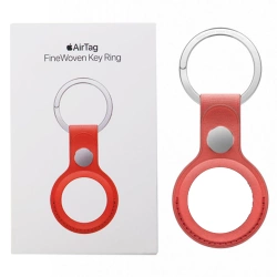 Apple AirTag FineWoven Key Ring - coral (Coral)
