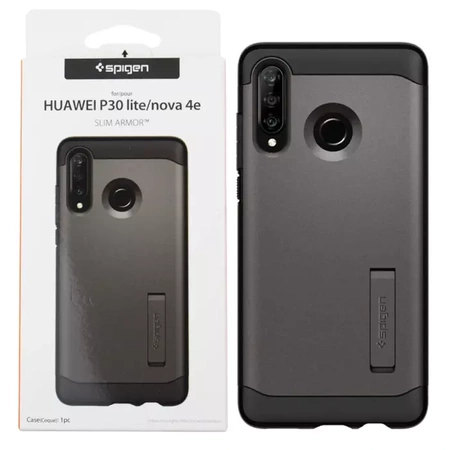 Case for Huawei P30 Lite/ Nova 4E Spigen Slim Armor - steel (Gunmetal)