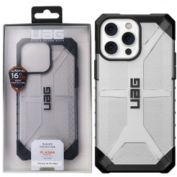 Case for Apple iPhone 14 Pro UAG Plasma - transparent with black frame (Ice)