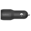 Belkin Boost Charge Dual USB-A car charger + USB-C cable - 24W