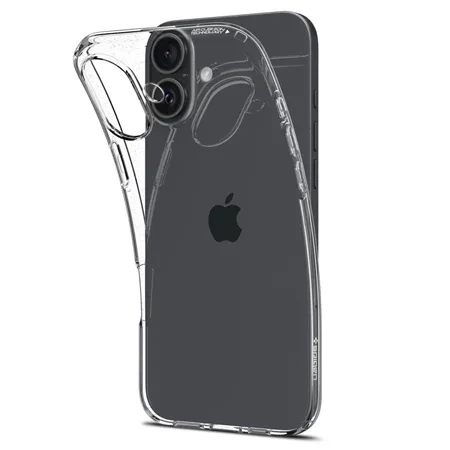 Spigen Crystal Flex silicone case for Apple iPhone 16 - transparent (Crystal Clear)